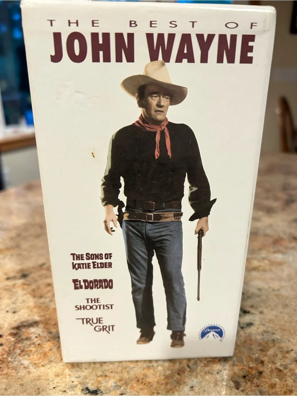 The Best of John Wayne VHS Box Set 4 Films 1992 Paramount Studios